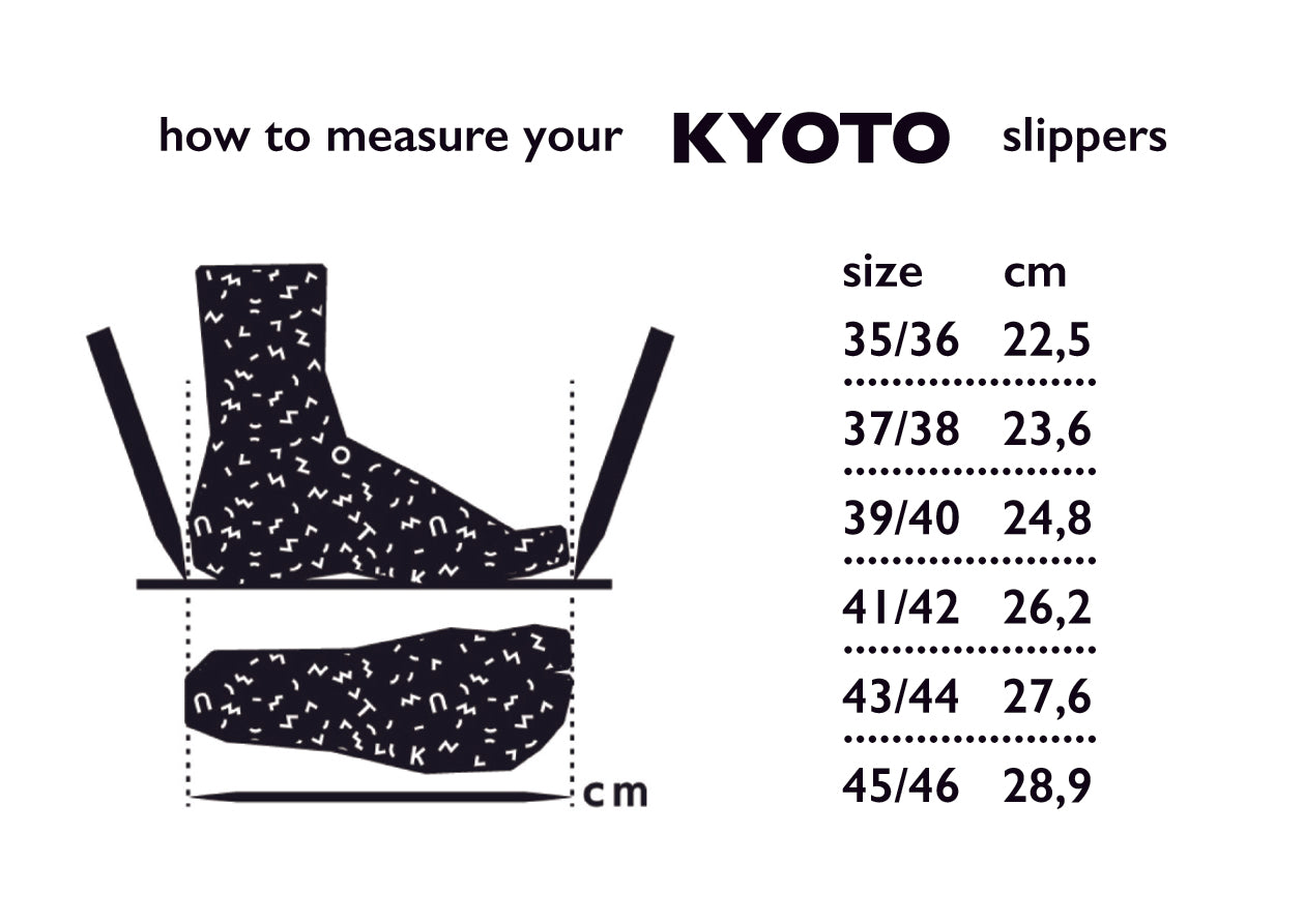 Kyoto Slippers - Black